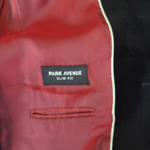 Black Velvet Nehru Jacket - Picture 3 of 6